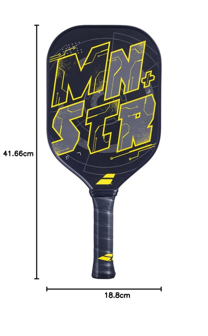 Babolat_MNSTR_Pickleball_Paddle_Black_Yellow_Length_InstaSport