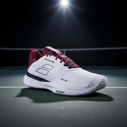 Babolat_SFX_Evo_Mens_Tennis_Shoes_White_Port_Royale_Right_InstaSport