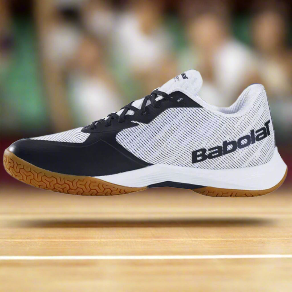 Babolat_Shadow_Spirit2_Badminton_Shoes_White_Black_Side_InstaSport