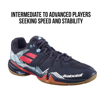 Babolat_Shadow_Spirit_Mens_Badminton_Shoes_Black_TomatoRed_Intermediate_Instasport