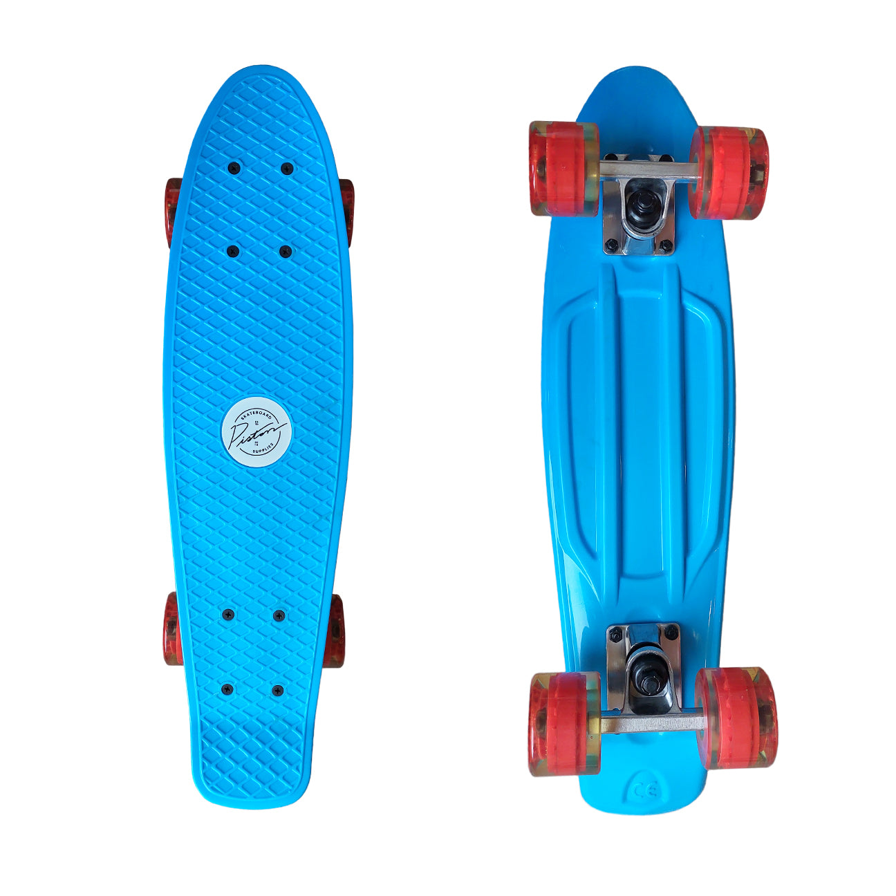 Piston plastic Skateboards for Kids 22 inches- Solid Colour - InstaSport