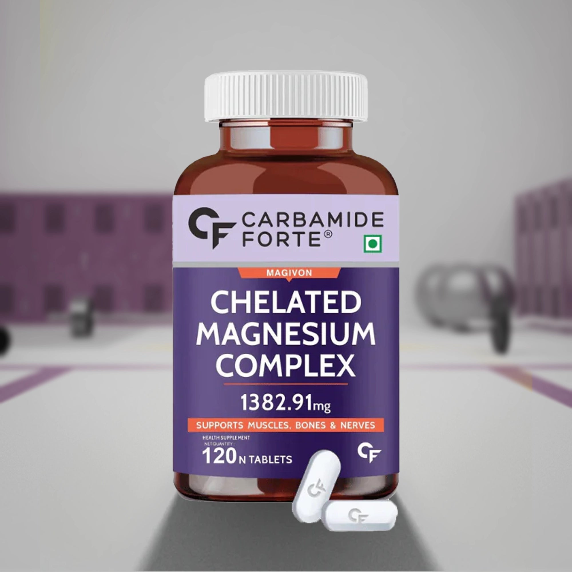 Carbamide Forte Chelated Magnesium Complex 1382.91mg - 120Tabs