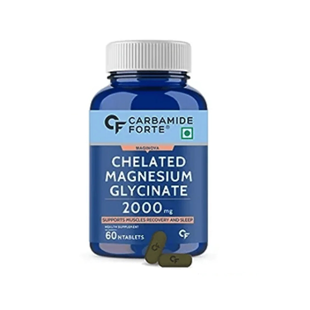 Carbamide Forte Chelated Magnesium Glycinate 2000mg - 120 Veg Tablets