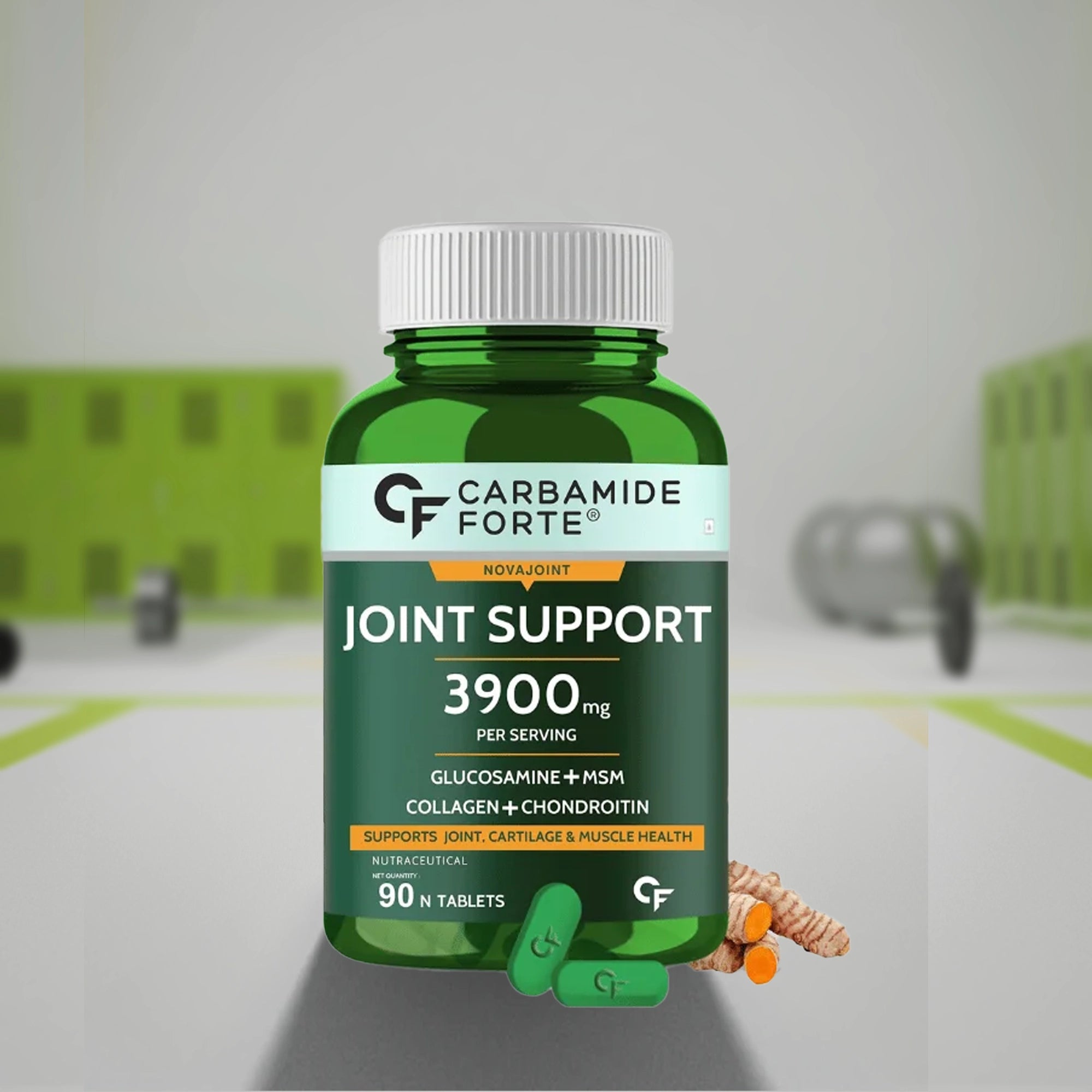 Carbamide Forte Joint Support Supplement with Glucosamine & Vitamins 3900mg – 90 Tablets