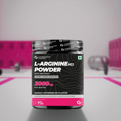 Carbamide Forte L-Arginine HCL Powder with Beetroot 3000mg (Masala Watermelon) - 90g