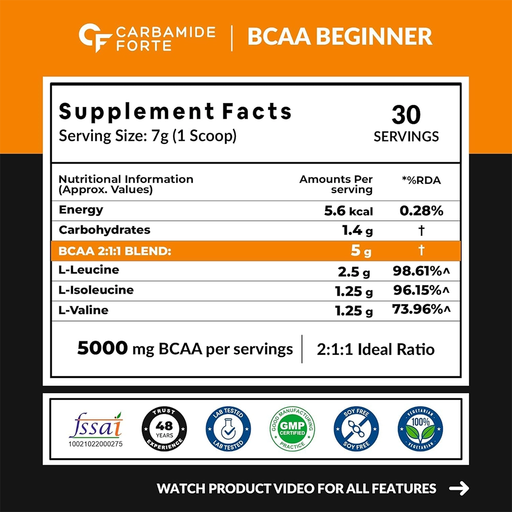 Carbamide_Forte_BCAA_Orange_Specs_InstaSport
