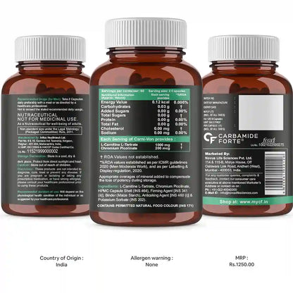 Carbamide_Forte_L_Carnitine_L_Tartrate_Weight_Loss_Nutri_Label_InstaSport