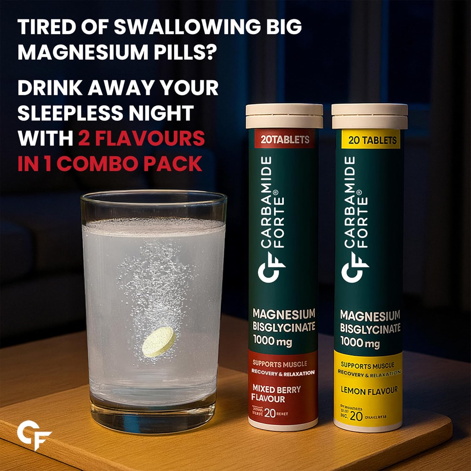 Carbamide_Forte_Magnesium_Supplements_Berry_Lemon_water_InstaSport