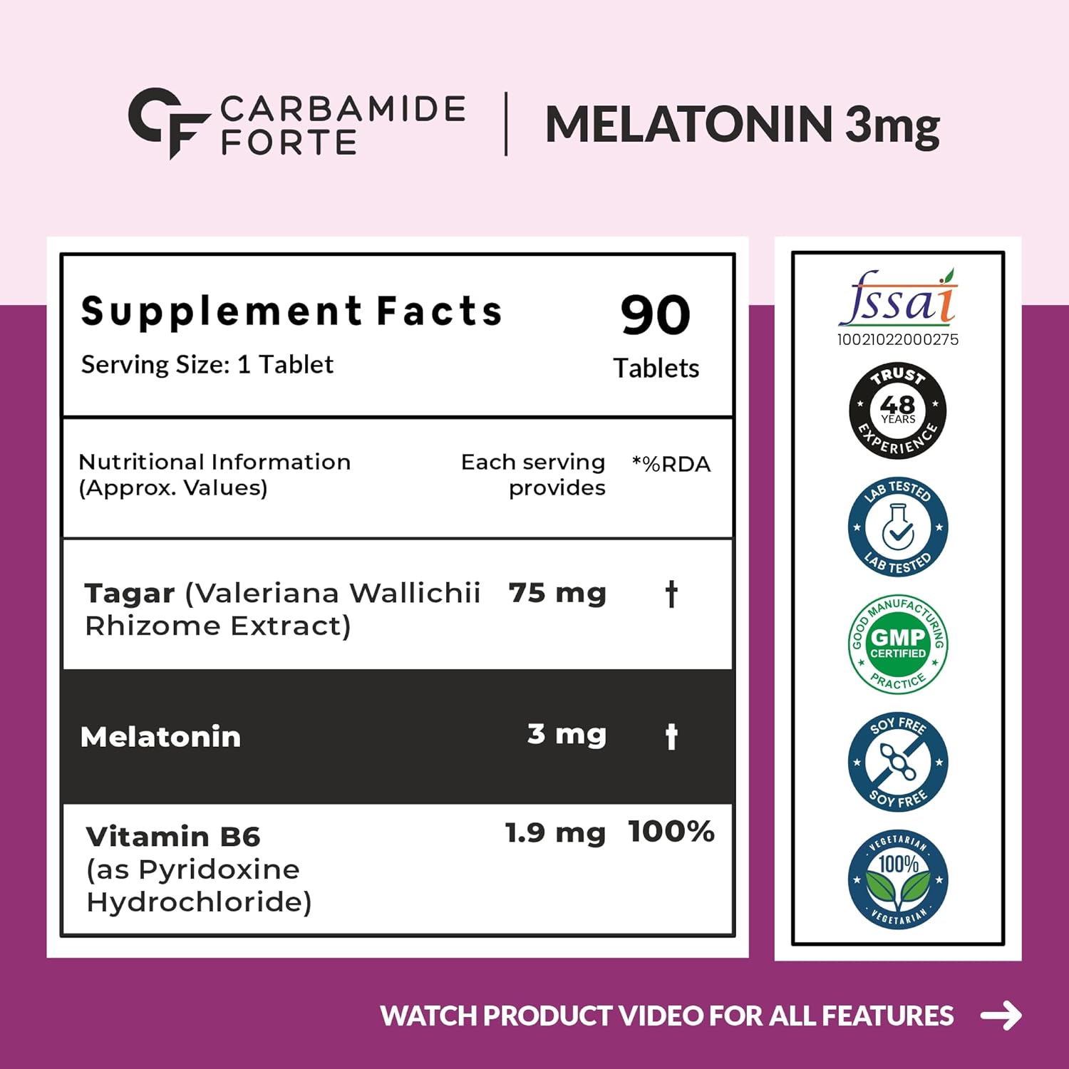 Carbamide_Forte_Melatonin_3mg_90_Nutri_InstaSport