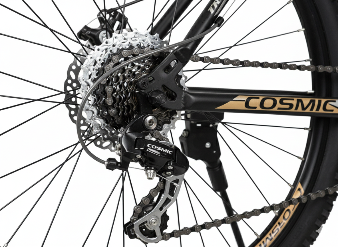 Cosmic_26_Truce_Sports_FS_Disc_Bicycle_Green_Gear_InstaSport