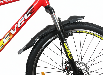 Cosmic_27.5_Level_Scoot_SS_FS_Bicycle_Red_Front_InstaSport