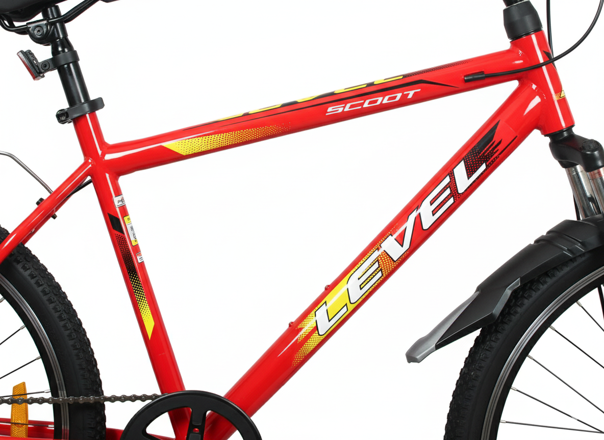 Cosmic_27.5_Level_Scoot_SS_FS_Bicycle_Red_Side_InstaSport