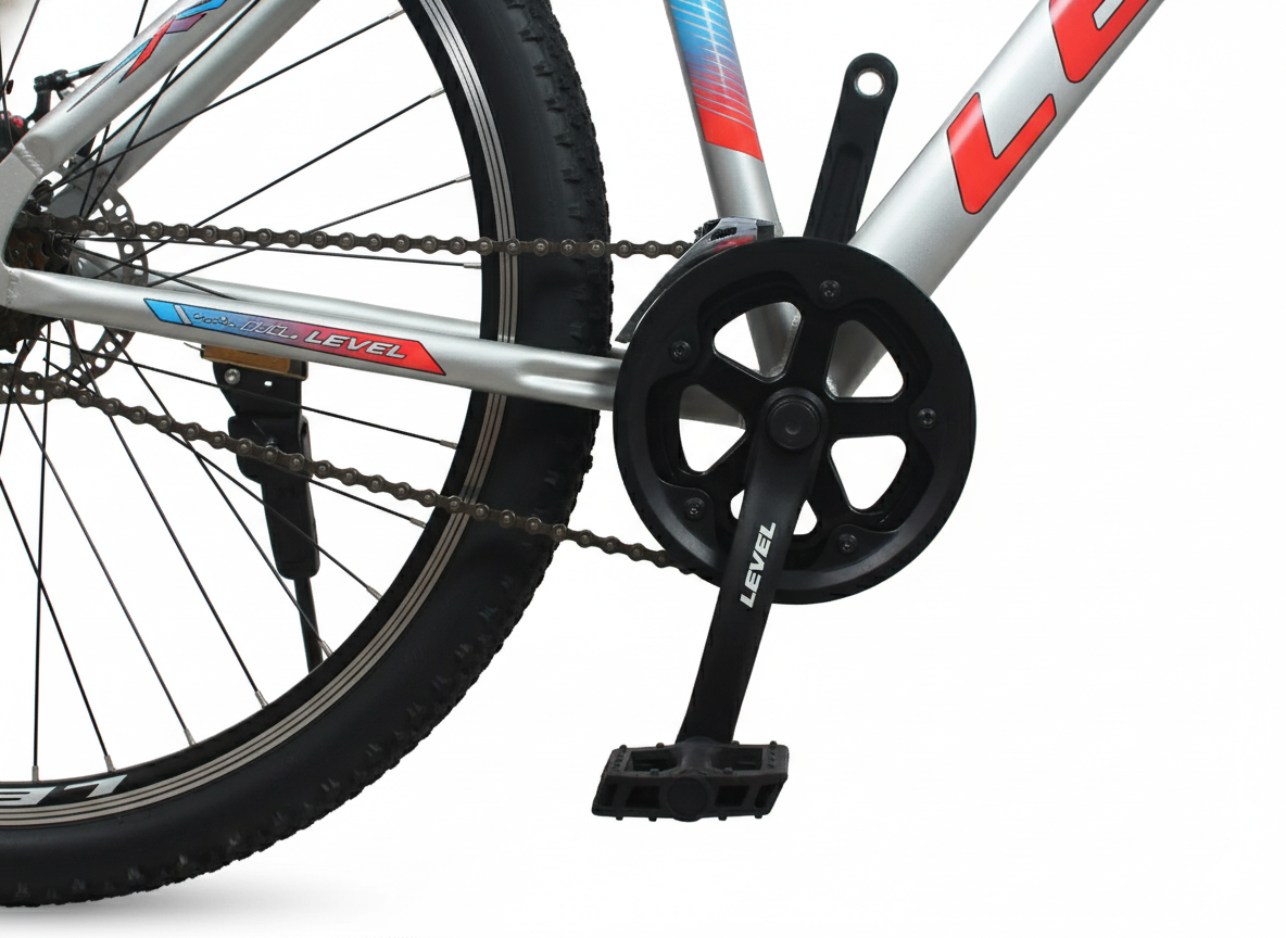 Cosmic_29_Level_9100_SS_FS_Bicycle_Grey_Red_Pedal_InstaSport