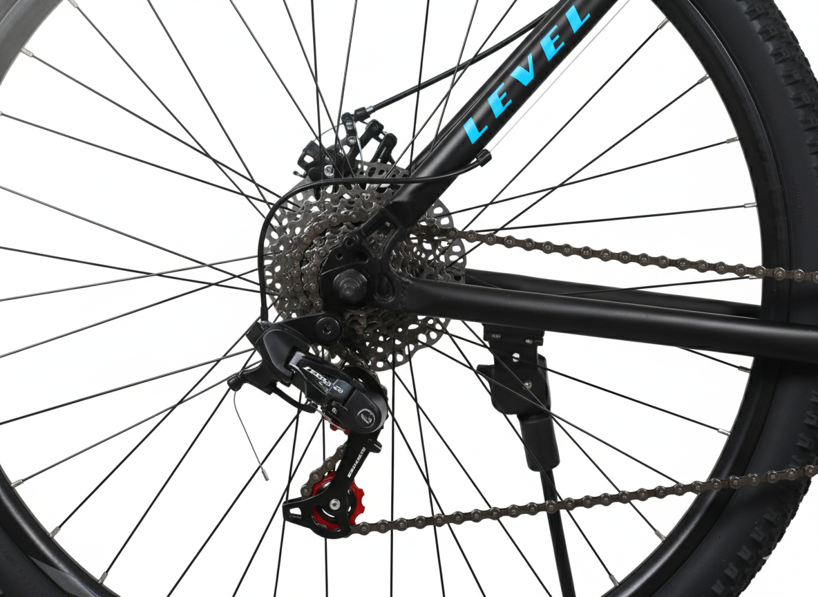 Cosmic_29_Level_Mondo_21_Speed_Bicycle_Black_Blue_Gear_InstaSport