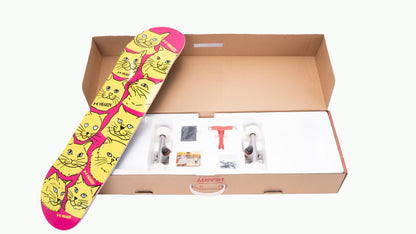 Hearty Pro-Complete Skateboard Pack- Unassembled- 8.0" & 8.25"-Cat - InstaSport