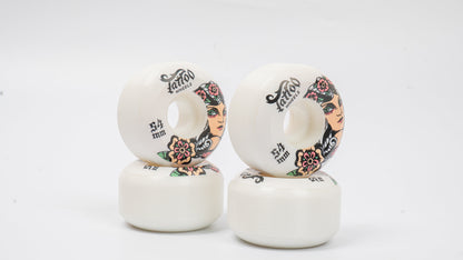 Tattoo Skateboard Wheels 54mm/ SANORITA - InstaSport