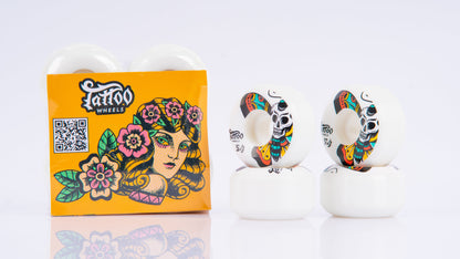 Tattoo Skateboard Wheels 54mm/ BUTTERFLY - InstaSport