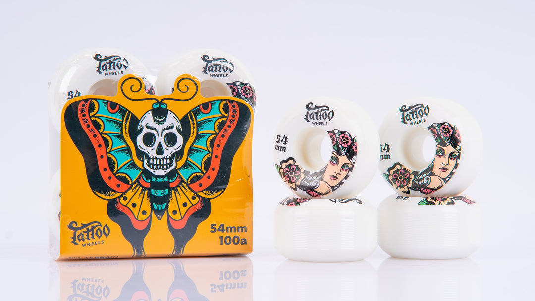 Tattoo Skateboard Wheels 54mm/ SANORITA - InstaSport