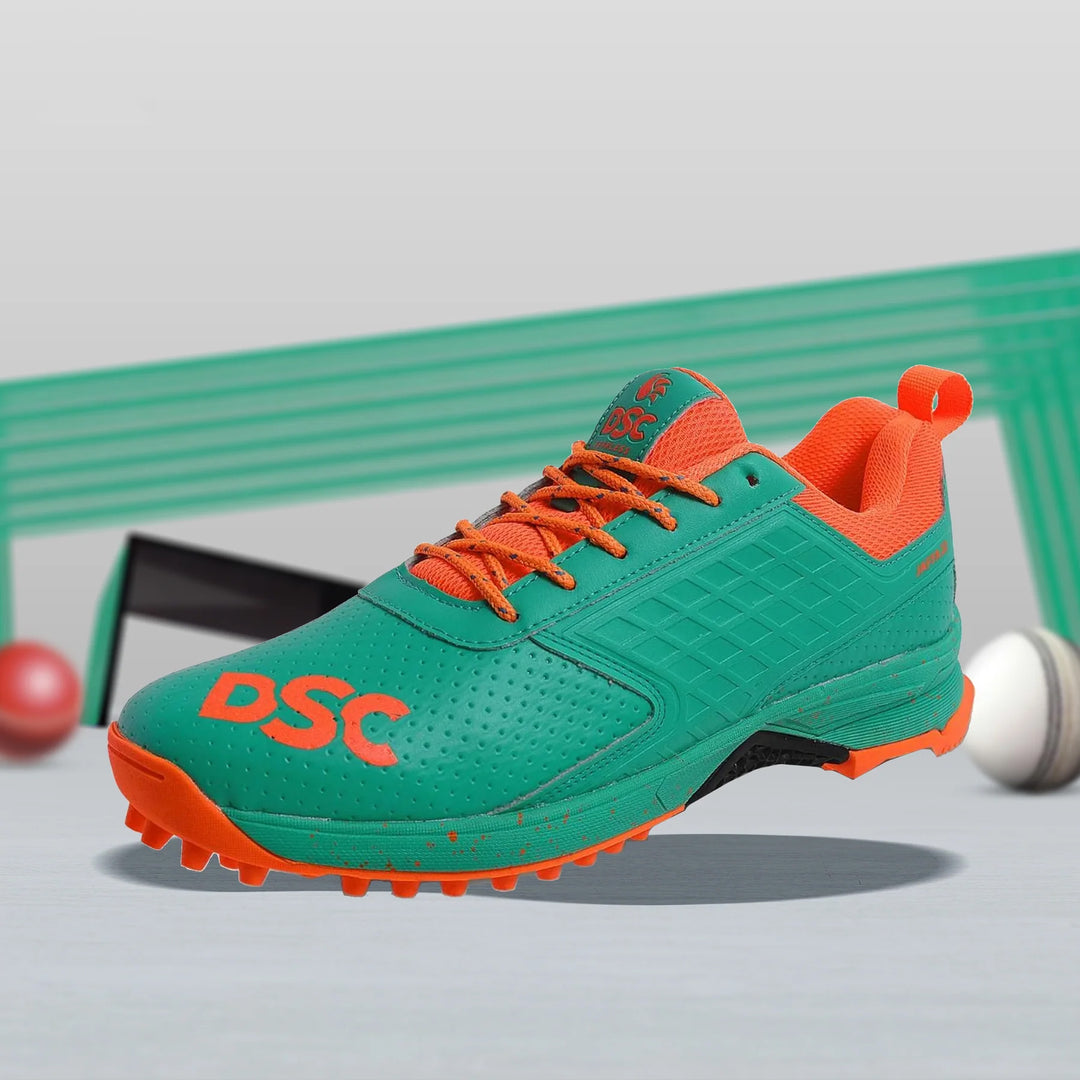 DSC Jaffa 22 Cricket Spike Shoes - Green