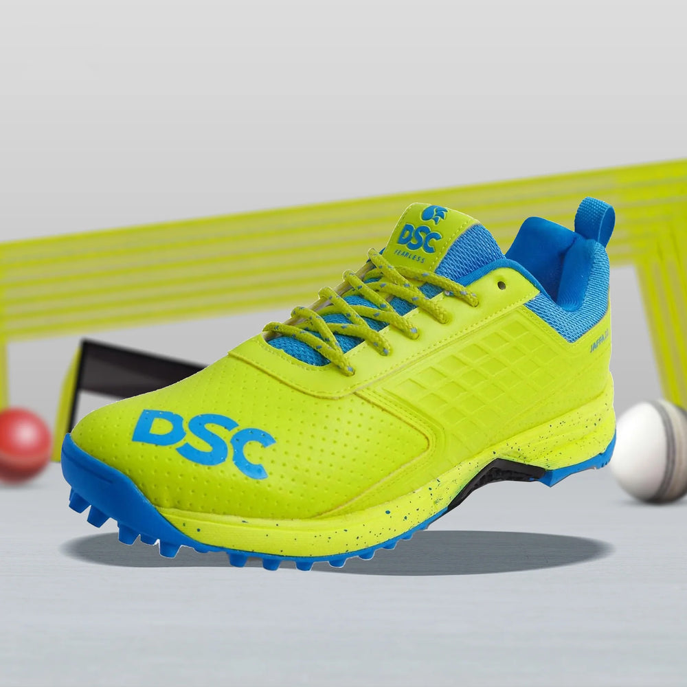 DSC Jaffa 22 Cricket Spike Shoes - Yellow