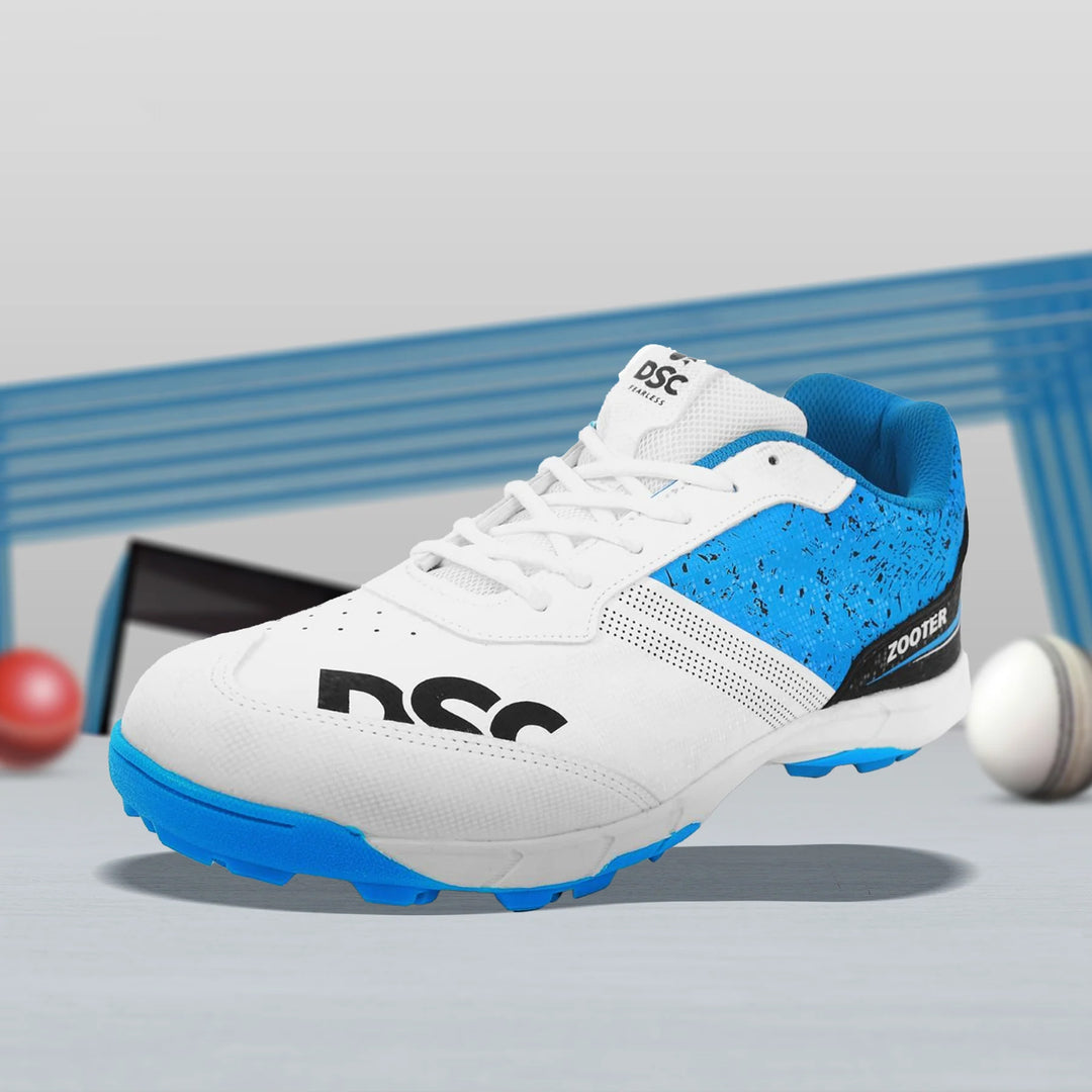 DSC Zooter Cricket Spike Shoes (Blue) (UK3 - UK11)