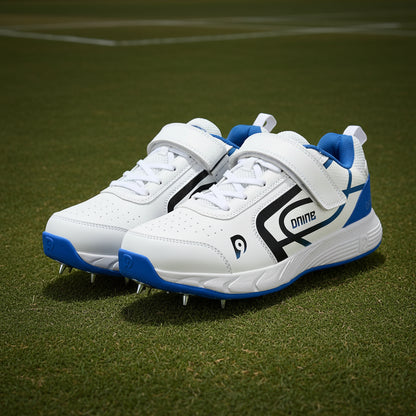 Dnine_Classic_2_Bowling_Cricket_Spike_Shoes_Blue_Main_InstaSport
