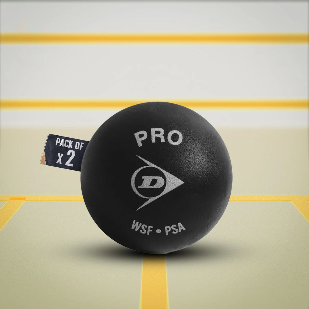 Dunlop Pro Double Dot Squash Ball (2pc)