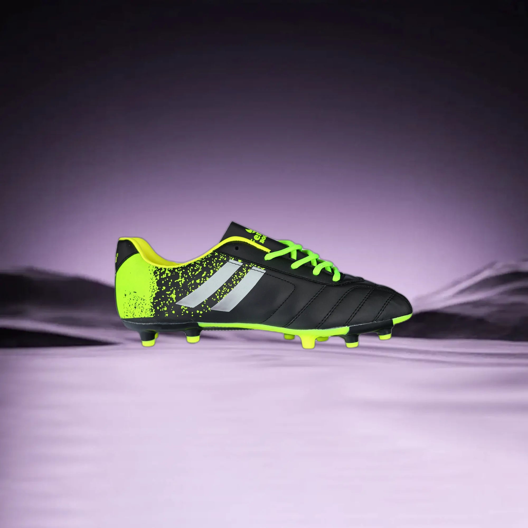 Fenta_Boost_PU_PVC_Football_Shoes_Neon_Main_InstaSport