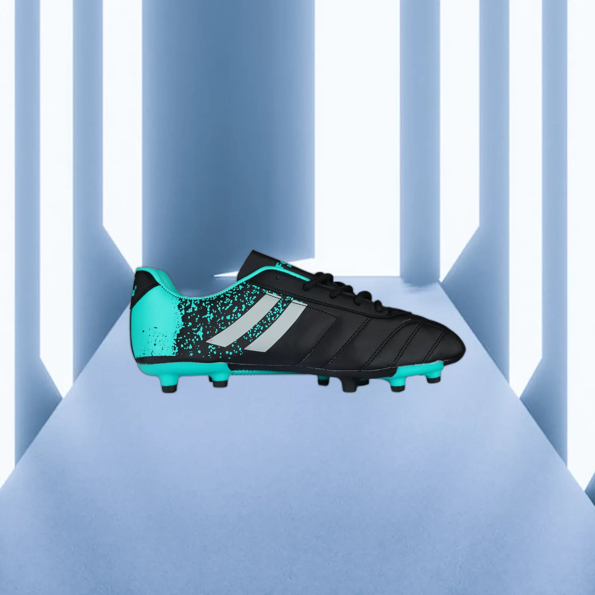 Fenta_Boost_PU_PVC_Football_Shoes_Sea_Green_Main_InstaSport