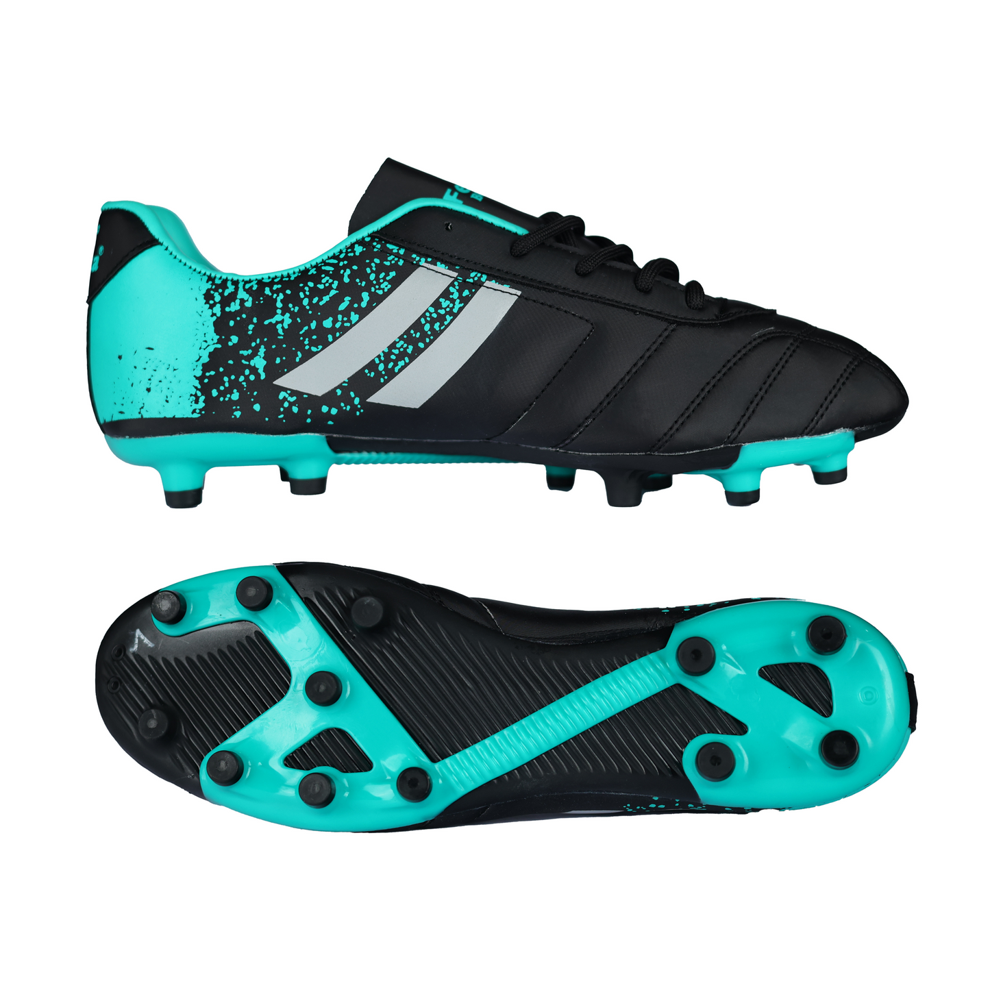 Fenta_Boost_PU_PVC_Football_Shoes_Sea_Green_Sole_InstaSport