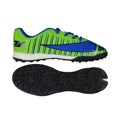 Fenta_Futsal_New_Black_Indoor_Soccer_Shoes_Green_Sole_InstaSport