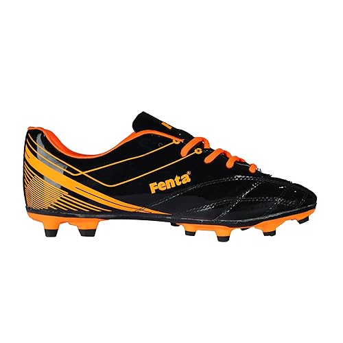 Fenta_League_PU_Football_Shoes_Black_Single_InstaSport