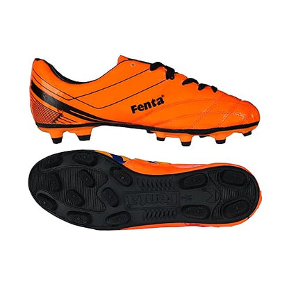 Fenta_League_PU_Football_Shoes_Orange_Sole_InstaSport