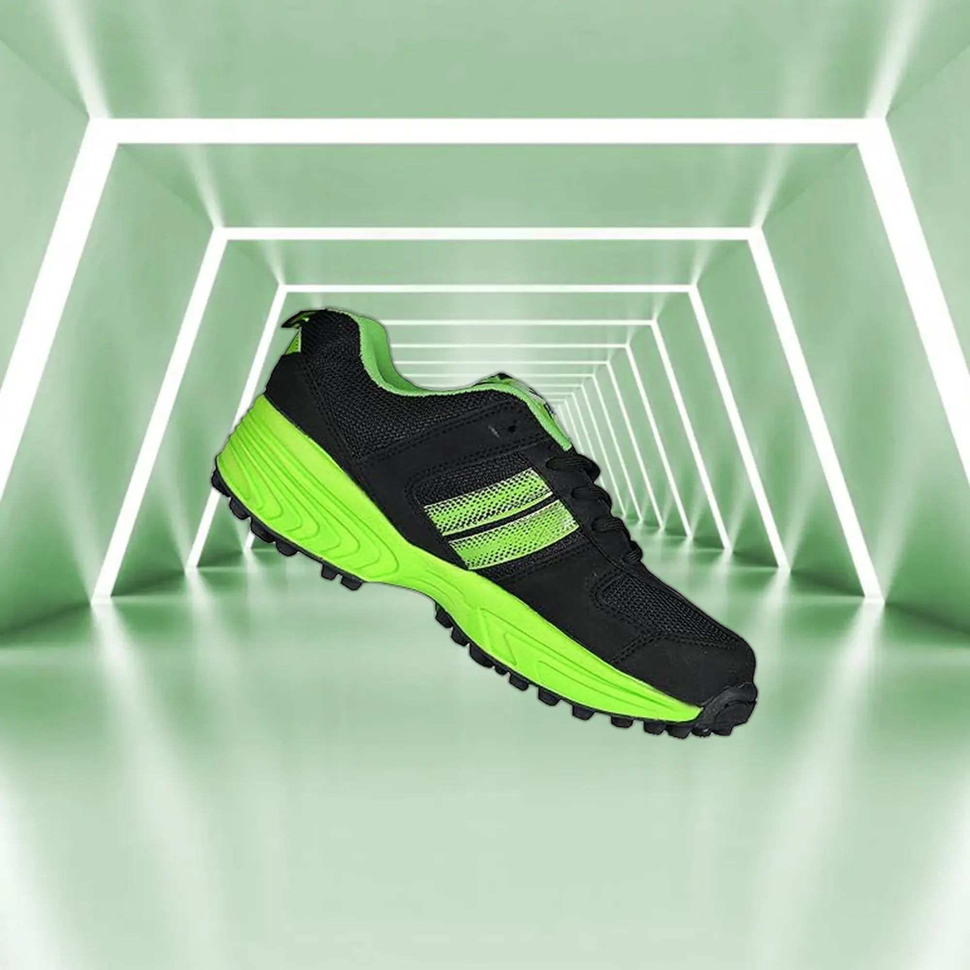 Fenta_Scoop_Stylish_Sabarlone_Hockey_Shoes_Green_Main_InstaSport