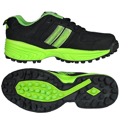Fenta_Scoop_Stylish_Sabarlone_Hockey_Shoes_Green_Sole_InstaSport