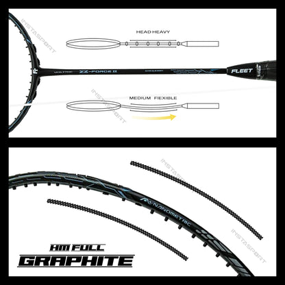 Fleet_Voltric_Z-Force_II_Unstrung_Badminton_Racket_Details_Instasport
