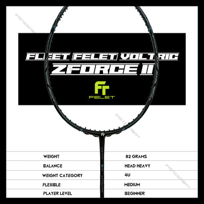 Fleet_(Felet)_Voltric_Z-Force_II_Unstrung_Badminton_Racket_Frame_Instasport