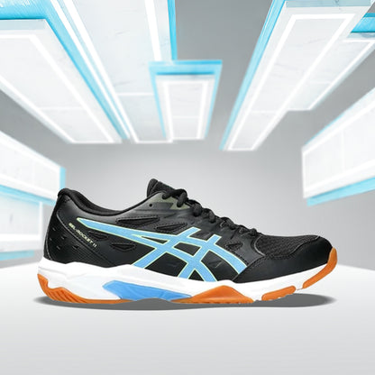 Asics Gel Rocket 11 Badminton Shoes (Black/ Waterscape)