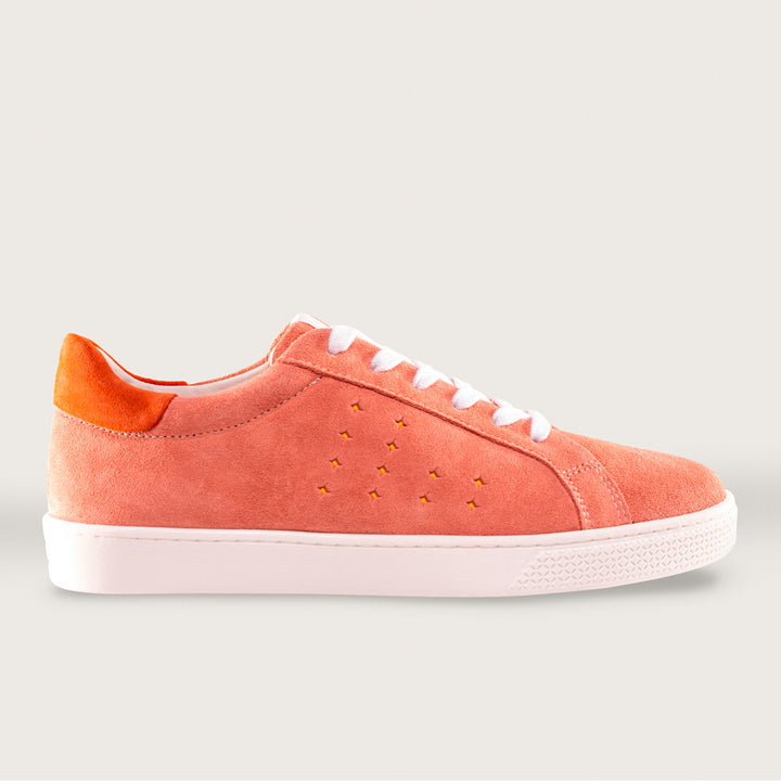 Lazo Halo Sneaker Tongue Graphic Andromeda Pink/Carnelian Orange