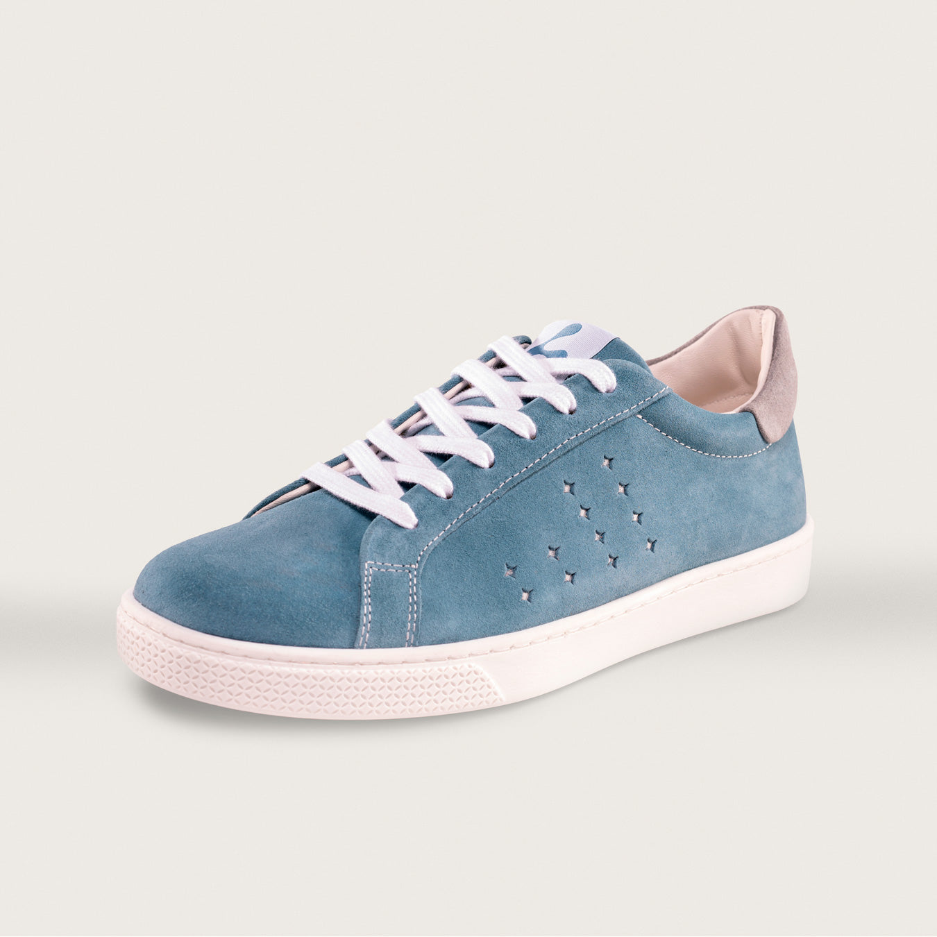 Lazo Halo Sneaker Tongue Graphic Aquamarine Blue/Smokey Quartz Grey - InstaSport