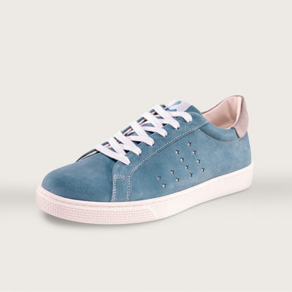 Lazo Halo Sneaker Tongue Graphic Aquamarine Blue/Smokey Quartz Grey - InstaSport