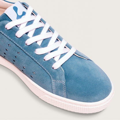 Lazo Halo Sneaker Tongue Graphic Aquamarine Blue/Smokey Quartz Grey - InstaSport