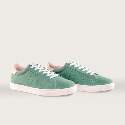 Lazo Halo Sneaker Tongue Graphic Flourite Green/Opal White - InstaSport