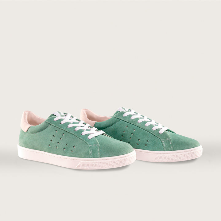 Lazo Halo Sneaker Tongue Graphic Flourite Green/Opal White