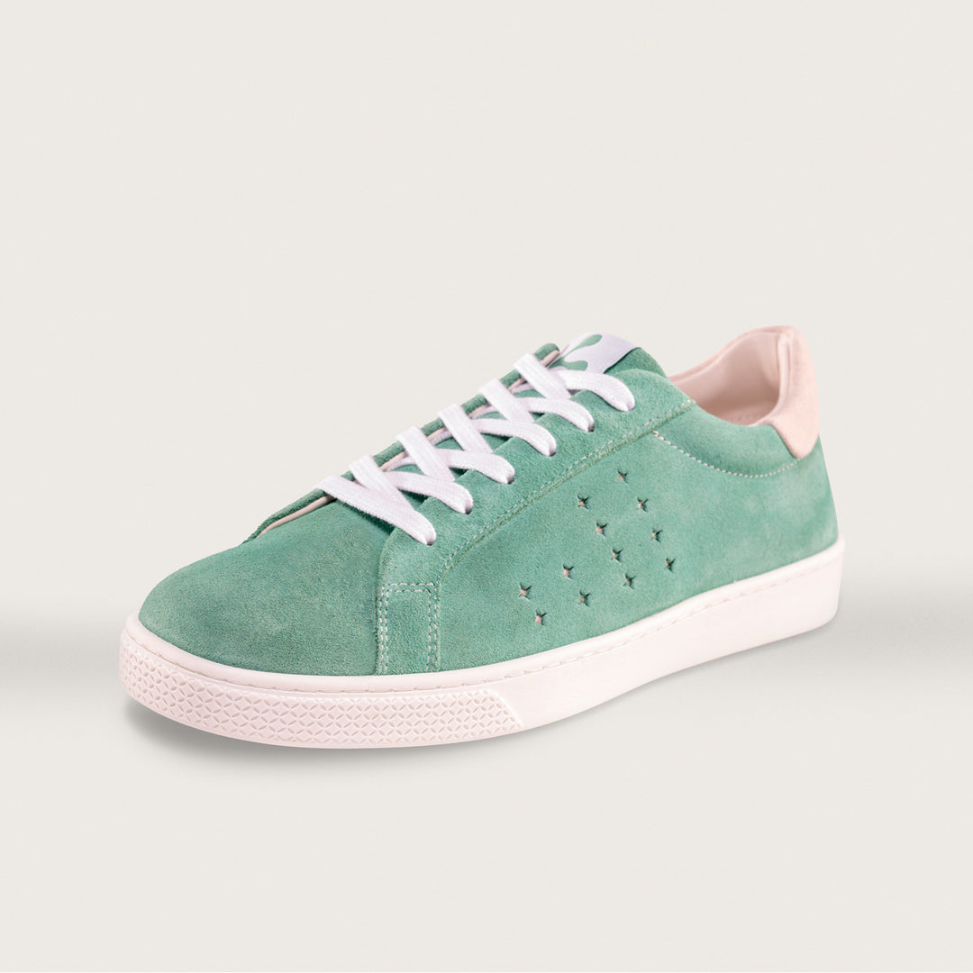 Lazo Halo Sneaker Tongue Graphic Flourite Green/Opal White