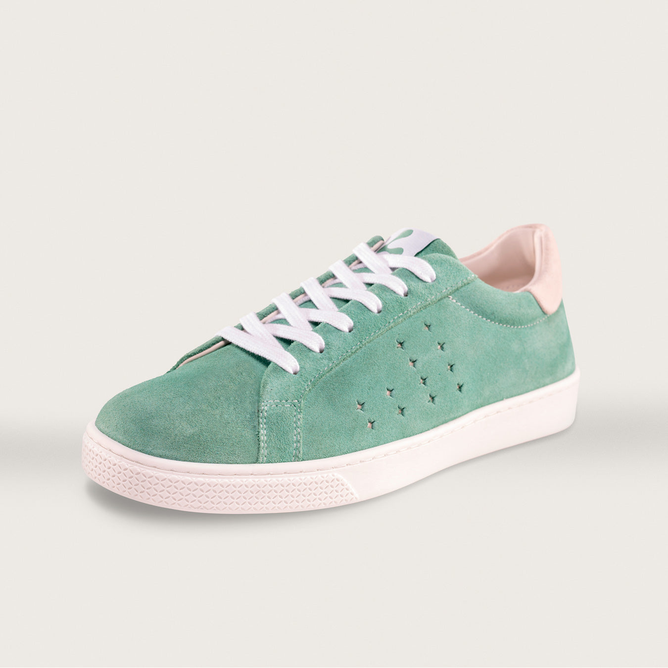 Lazo Halo Sneaker Tongue Graphic Flourite Green/Opal White - InstaSport