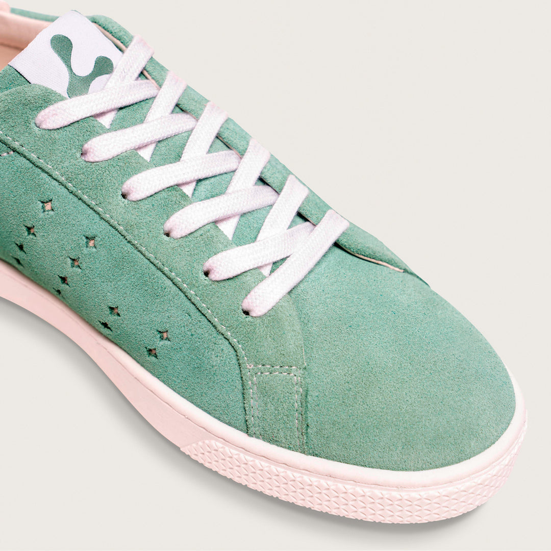 Lazo Halo Sneaker Tongue Graphic Flourite Green/Opal White