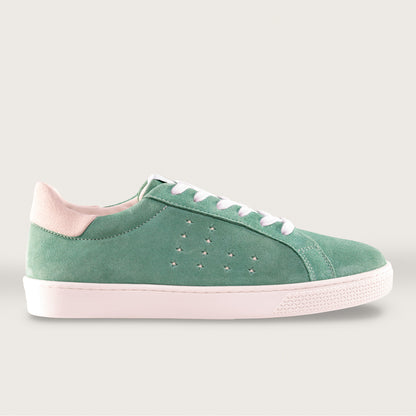 Lazo Halo Sneaker Tongue Graphic Flourite Green/Opal White - InstaSport