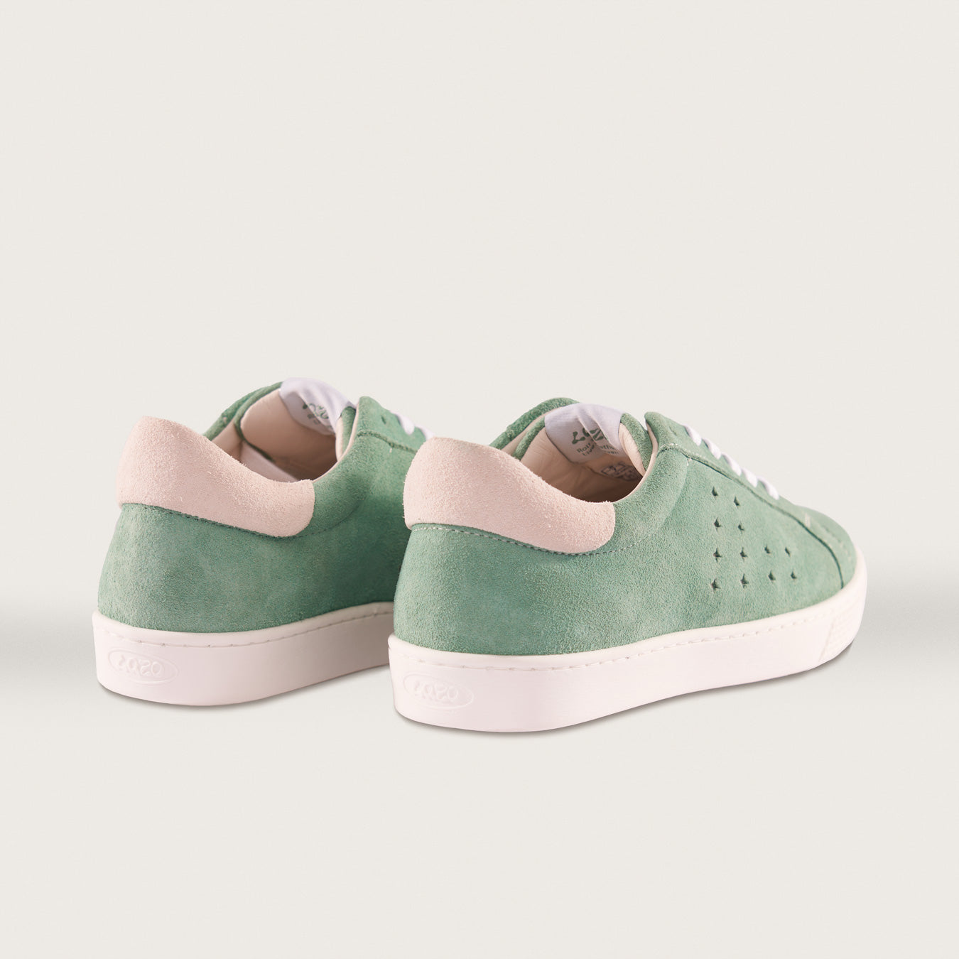 Lazo Halo Sneaker Tongue Graphic Flourite Green/Opal White - InstaSport