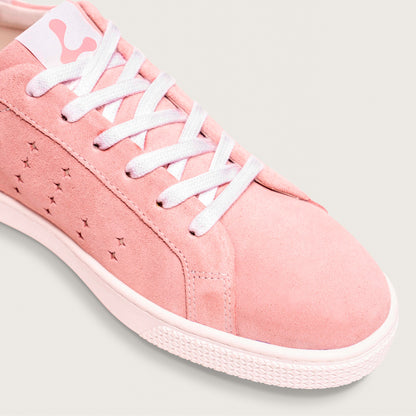 Lazo Halo Sneaker Tongue Graphic Morganite Pink/Milky Way White - InstaSport